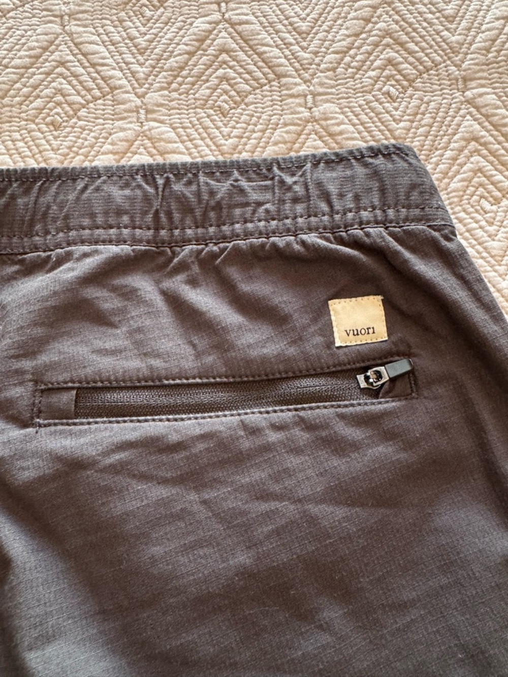VUORI Women's Ripstop DuraTerra Pant Charcoal Gray  Size Medium - Picture 14 of 15
